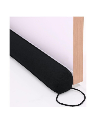 Tapón de Corrientes de Aire Hyha 91 cm Negro, Bloquea Frío y Calor