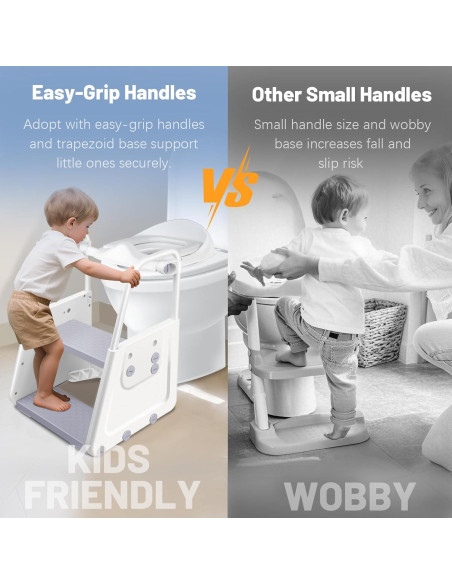 Asiento de Entrenamiento para Baño 3 en 1 Spluvvly con Escalón Asiento de Entrenamiento para Baño 3 en 1 Spluvvly con Escalón