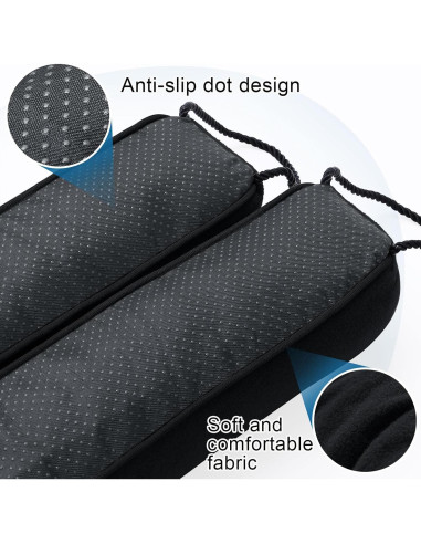 Tapón de Corrientes de Aire Hyha 91 cm Negro, Bloquea Frío y Calor