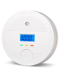 Detector de Humo y Monóxido de Carbono DFGJLVF SC-9111 Inalámbrico