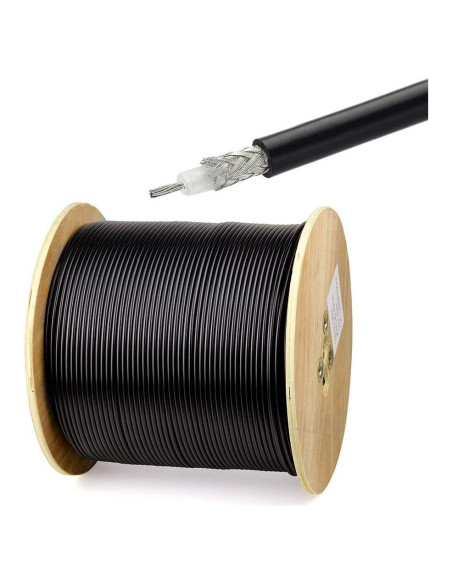 Cable coaxial RG58 A/U Eightwood 15.24m baja pérdida