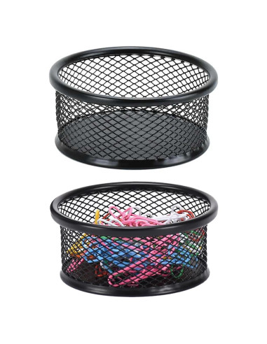 Soporte de Clip de Papel Metal Negro Minimalista Tangseajiao