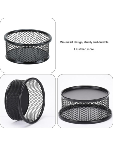 Soporte de Clip de Papel Metal Negro Minimalista Tangseajiao Soporte de Clip de Papel Metal Negro Minimalista Tangseajiao