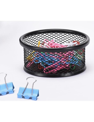 Soporte de Clip de Papel Metal Negro Minimalista Tangseajiao