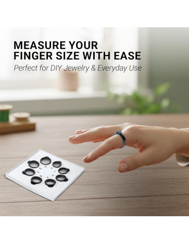 Kit de Medición de Anillos Inteligentes NOLVEX - Tallas 5-15