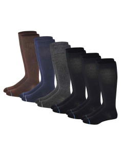 Calcetines de Compresión Dr. Motion Hombres 6 Pares 8-15mmHg