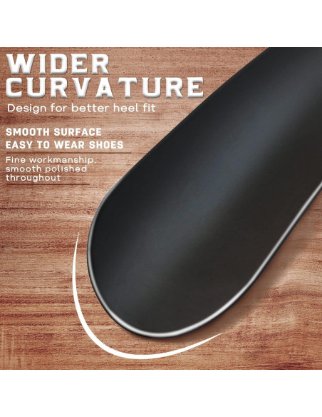 Cuerno de Zapato ZOMAKE de Metal 17 cm Portátil para Viaje