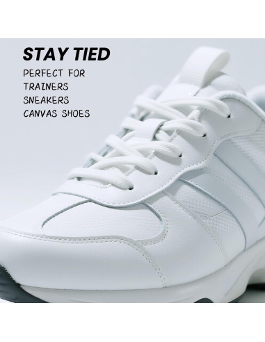 Cintas Planas para Zapatillas 2 Pares 137cm Poliéster 27 Colores