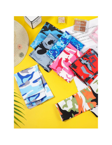 20 Pares Mangas Protectores para el Sol Geyoga Unisex Seda Fría