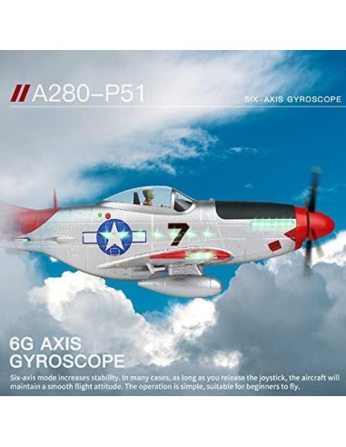 Avión RC GoolRC XK A280 2.4GHz 4 Canales con Giroscopio