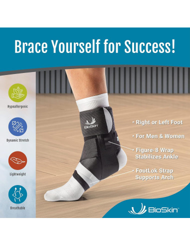 Férula de Tobillo BioSkin TriLok Mediana - Alivio Fascitis Plantar
