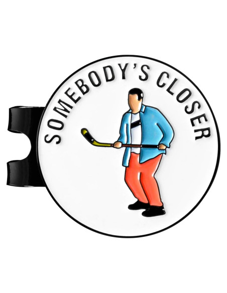 Marcador de Pelota de Golf ZEETY con Clip Magnético - Regalo Divertido