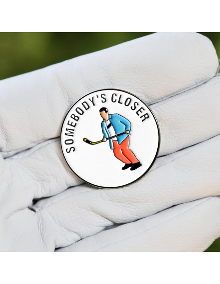 Marcador de Pelota de Golf ZEETY con Clip Magnético - Regalo Divertido