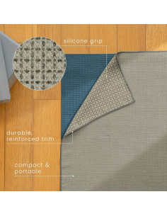 Toalla de Yoga S&T INC. Antideslizante 61x183 cm 2 Piezas 2