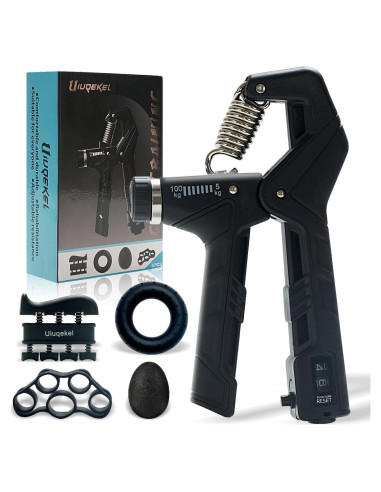 Entrenador de Fuerza de Agarre Uiuqekel Ajustable 5-100 kg