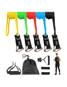 Juego de Bandas de Resistencia Fitvids 5 Niveles 4.5-22.7kg