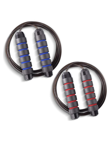 Cuerda para Saltar Ajustable N/W con Mango de Espuma 2.99m