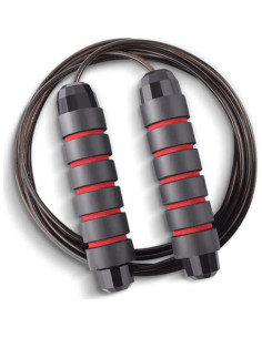 Cuerda para Saltar Ajustable N/W con Mango de Espuma 2.99m 2