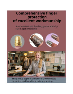 Dedales de Metal RyanDesign - Paquete de 4 Tamaño 9 2