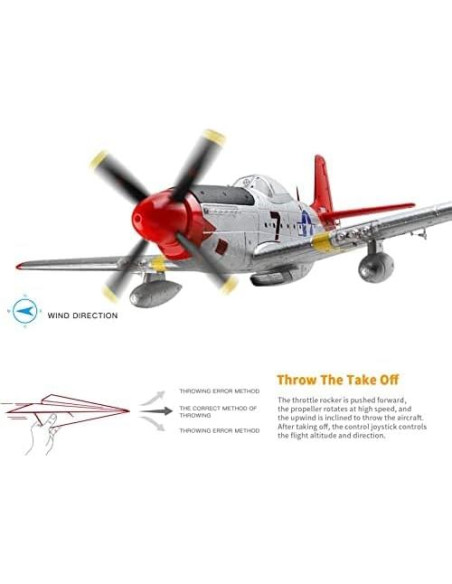 Avión RC GoolRC XK A280 2.4GHz 4 Canales con Giroscopio