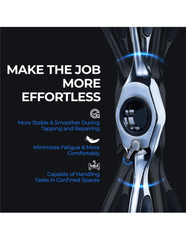 Juego de Machos y Matrices Toolant 127 Piezas SAE/Métrico