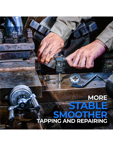 Juego de Machos y Matrices Toolant 127 Piezas SAE/Métrico