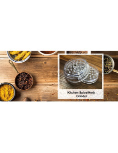 Molino de Especias Manual TitanOwl Acrílico 2 Piezas 5.72 cm 2