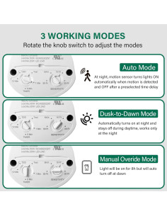 Sensor de Movimiento Treewell TMD180B, 180 Grados, 18m 2
