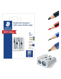 Afilador de Lápices Doble Orificio STAEDTLER Metal 23 30