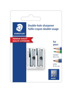 Afilador de Lápices Doble Orificio STAEDTLER Metal 23 30 2