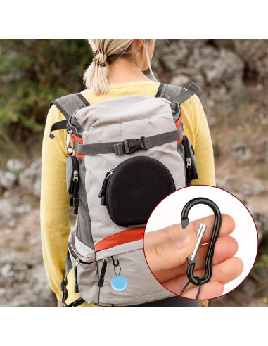 Estuches para Tapones de Oído LIQWEI 2 Pcs Mini Portátil