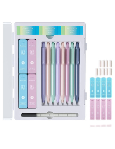 Juego de Lápices Mecánicos Ponditni 20 Piezas 0.5mm 0.7mm