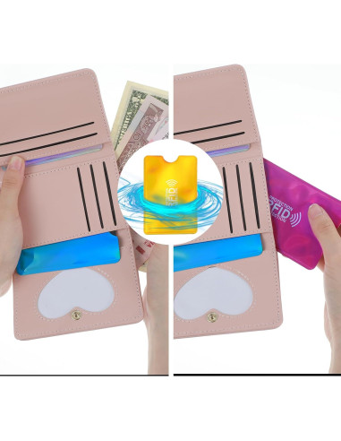 Juego de 12 fundas bloqueadoras RFID Sorcristy - 6 colores