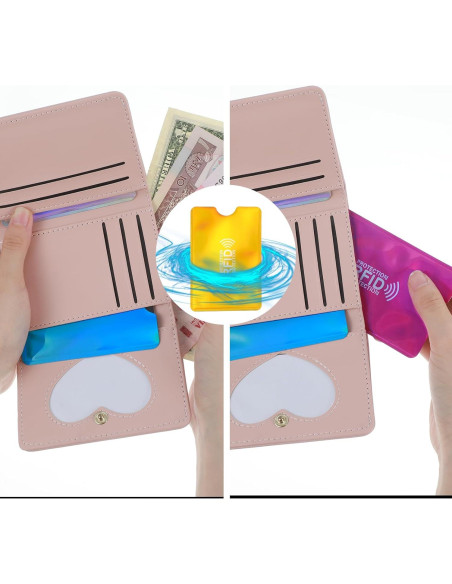 Juego de 12 fundas bloqueadoras RFID Sorcristy - 6 colores