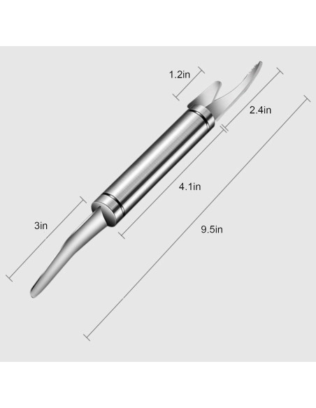 Pelador de Camarones JOCNIKA Acero Inoxidable 2 Pcs