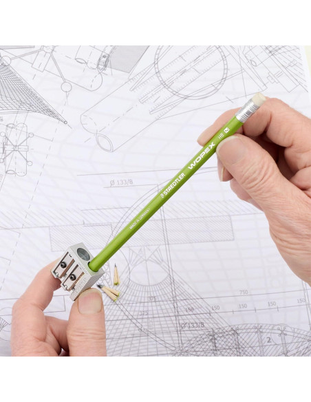 Afilador de Lápices Doble Orificio STAEDTLER Metal 23 30