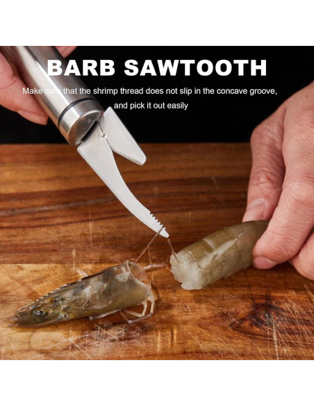 Pelador de Camarones JOCNIKA Acero Inoxidable 2 Pcs