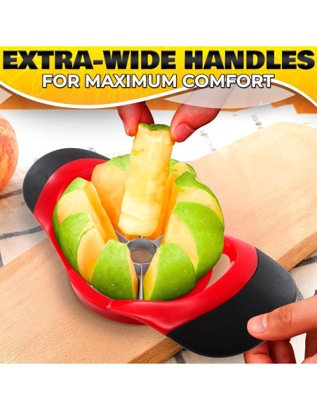 Cortador de Piña NADOBA de Acero Inoxidable, Mango Ergonómico