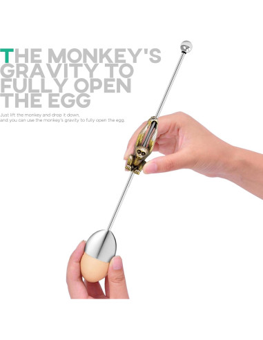 Cortador de Huevos Homestia de Acero Inoxidable - Manual