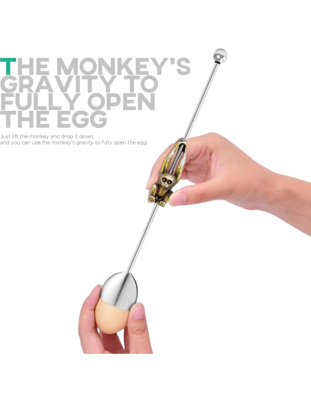 Cortador de Huevos Homestia de Acero Inoxidable - Manual