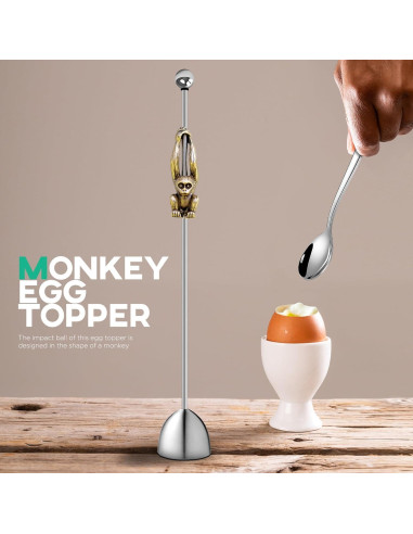 Cortador de Huevos Homestia de Acero Inoxidable - Manual