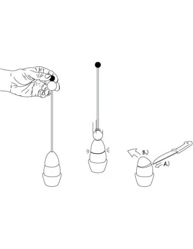 Cortador de Huevos Homestia de Acero Inoxidable - Manual