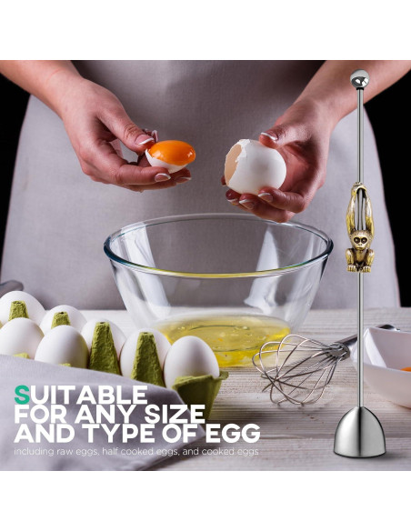 Cortador de Huevos Homestia de Acero Inoxidable - Manual