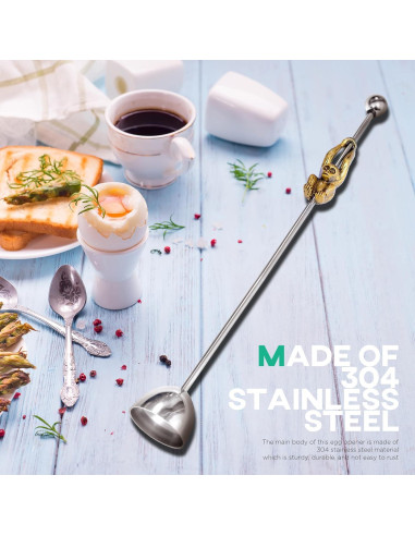 Cortador de Huevos Homestia de Acero Inoxidable - Manual