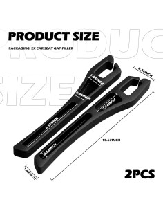 Organizador Relleno Espacio Asientos Coche Carleef Negro 2PCS 2