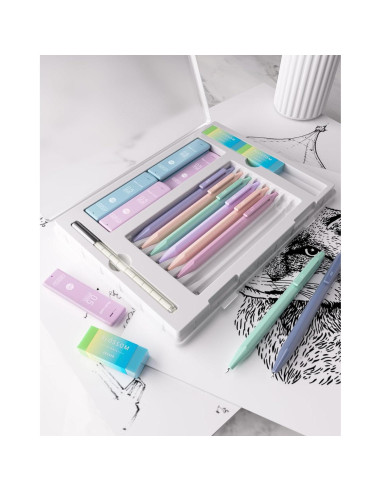 Juego de Lápices Mecánicos Ponditni 20 Piezas 0.5mm 0.7mm