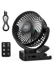 Ventilador Clip Portátil Minthouz 12000mAh 3 Velocidades
