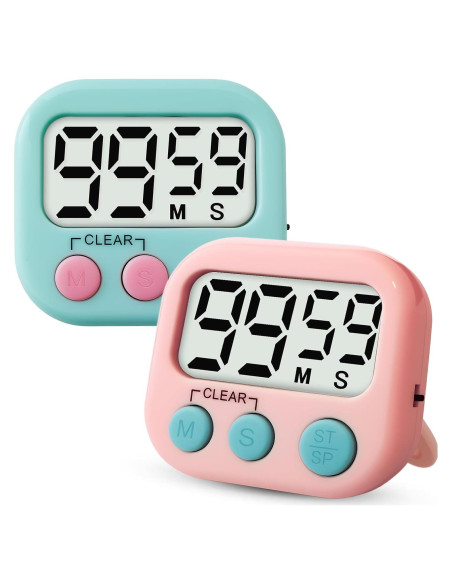Temporizador Digital Glochin para Niños - 2 Pcs, Magnético Temporizador Digital Glochin para Niños - 2 Pcs, Magnético