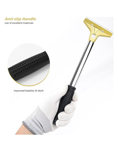 Raspador de Grill Plano Ehdis 4 Pulgadas con 10 Cuchillas