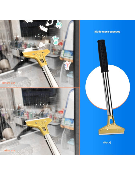 Raspador de Grill Plano Ehdis 4 Pulgadas con 10 Cuchillas